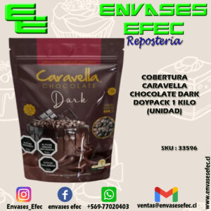 COBERTURA CARAVELLA CHOCOLATE DARK DOYPACK 1 KILO (UNIDAD)
