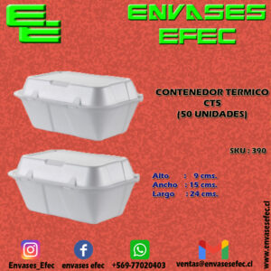 CONTENEDOR TERMICO CT5 (50 UNIDADES)