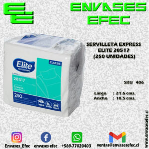 SERVILLETA EXPRESS ELITE 28517-207532 (250 UNIDADES)