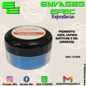 PIGMENTO AZUL SAFIRO GUTTCHE 5 GR. (UNIDAD)