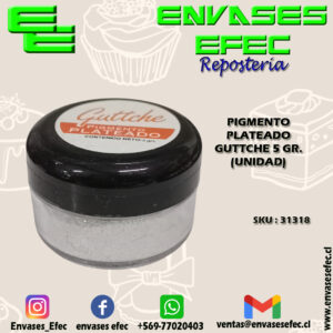 PIGMENTO PLATEADO GUTTCHE 5 GR. (UNIDAD)