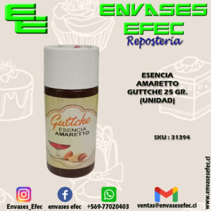 ESENCIA AMARETTO GUTTCHE 25 GR. (UNIDAD)