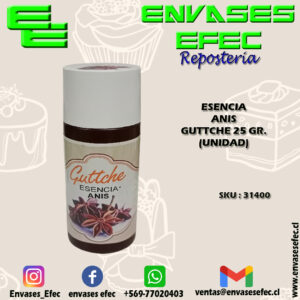 ESENCIA ANIS GUTTCHE 25 GR. (UNIDAD)