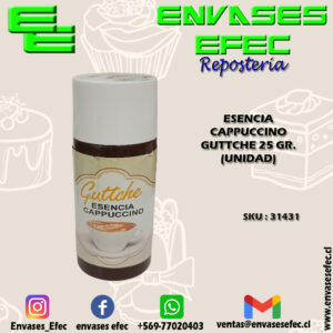 ESENCIA CAPPUCCINO GUTTCHE 25 GR. (UNIDAD)