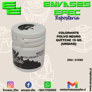 COLORANTE POLVO NEGRO GUTTCHE 15 GR. (UNIDAD)