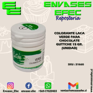 COLORANTE LACA VERDE GUTTCHE 15 GR. (UNIDAD)
