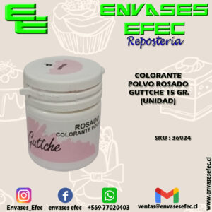 COLORANTE POLVO ROSADO GUTTCHE 15 GR. (UNIDAD)
