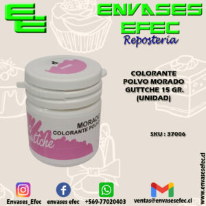 COLORANTE POLVO MORADO GUTTCHE 15 GR. (UNIDAD)