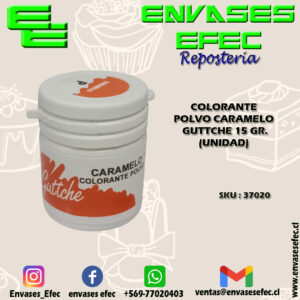 COLORANTE POLVO CARAMELO GUTTCHE 15 GR. (UNIDAD)