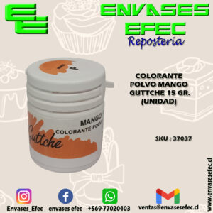 COLORANTE POLVO MANGO GUTTCHE 15 GR. (UNIDAD)