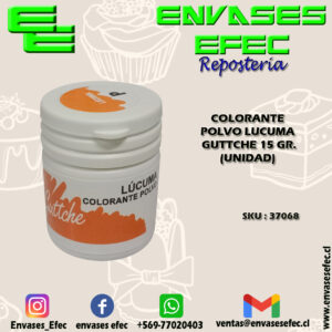 COLORANTE POLVO LUCUMA GUTTCHE 15 GR. (UNIDAD)