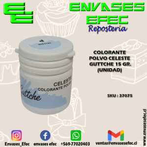COLORANTE POLVO CELESTE GUTTCHE 15 GR. (UNIDAD)