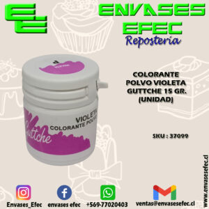 COLORANTE POLVO VIOLETA GUTTCHE 15 GR. (UNIDAD)